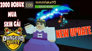 BỎ 2000 ROBUX ĐỂ THÀNH GÁI TRONG DUNGEON QUEST 😂😱