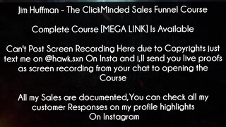 Jim Huffman Course The ClickMinded Sales Funnel Course Download