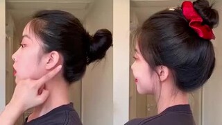 เฉพาะสำหรับหัวแบน ได้ทรงผมมวยฟูเต็มอิ่มในหนึ่งวินาที～