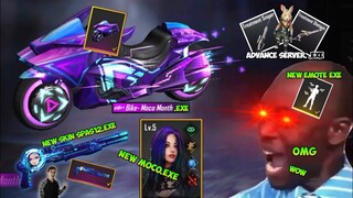 FREE FIRE.EXE - NEW MOCO, NEW ADVANCE SERVER, NEW SKIN SPAS12, NEW EMOTE, NEW SKIN BIKE.EXE