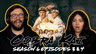 Cobra Kai Season 6 Ep 3 & Ep 4 First Time Watching! TV Reaction!!