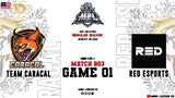 Team Caracal VS RED Esports (Game 01) MPL MY Season 10 | Week 4 Day 01