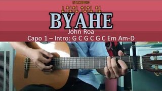 Byahe - John Roa - Guitar Chords