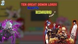 Ten Great Demon Lords React To Rimuru | Part - 4 | Tensura | GCRV
