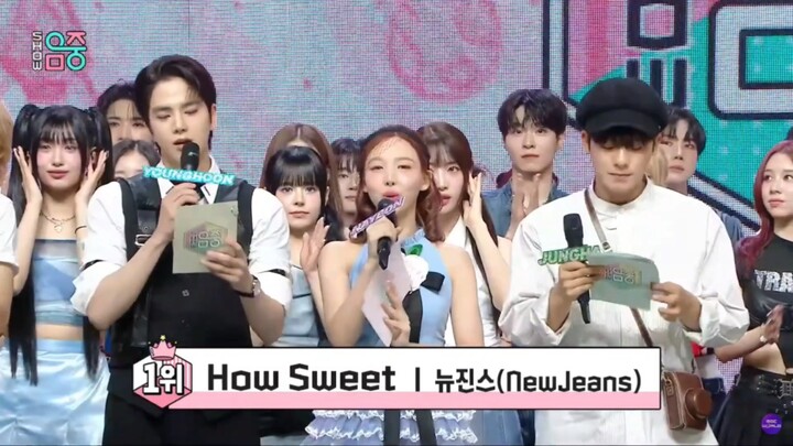 240622 NewJeans《How Sweet》giành vị trí số một lần thứ năm!