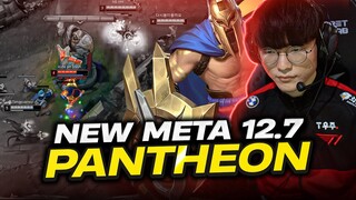 T1 FAKER PANTHEON VS AZIR, CHIẾN BINH VÀNG SIÊU MẠNH (LMHT)12.7