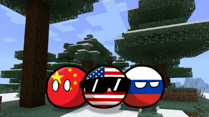 "Polandball" San Chang tạo nên cảnh tượng trong Minecraft