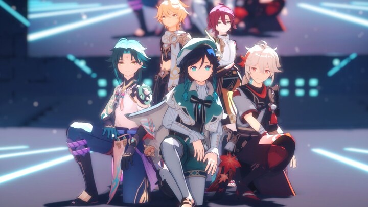 [Genshin Impact MMD] Pria Bahagia Penuh Warna——Bergoyang bersamamu