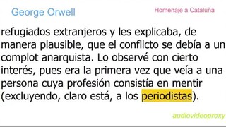 George Orwell - Homenaje a Cataluña 2/3