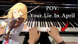 Orange by 7!! - Shigatsu wa Kimi no Uso ED 2 (Piano Cover) Your Lie In April