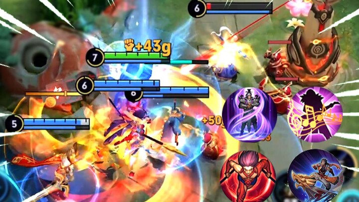 1 V 4 Pertarungan yang Adil