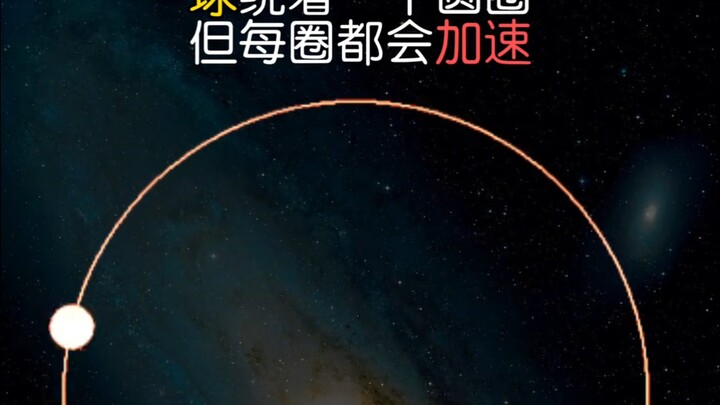 การยกกำลัง: ลูกบอลหมุนรอบวงกลม แต่ความเร็วจะเพิ่มขึ้นทุกรอบ #รูปทรงเรขาคณิต