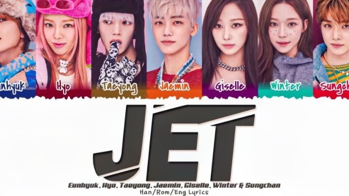 Eunhyuk x Kim Hyoyeon x Lee Taeyong x Na Jaemin x Sungchan x Kim Minjung x Giselle collaboration son