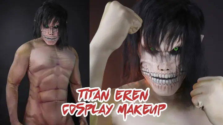 Titan Eren/Attack Titan Makeup - (Attack on Titan) 進撃の巨人 | Prince De Guzman