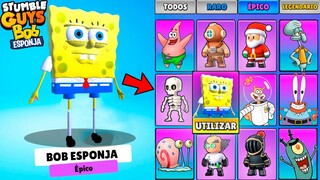 NUEVA SKIN de BOB ESPONJA en STUMBLE GUYS 0.42 🐸 SIMBA JUEGA