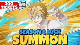 SEASON 8 *NEW* LUCK SUMMONS DID I GET LUCKY or UNLUCKY (200 TICKETS) - Black Clover Mobile