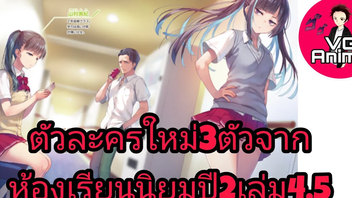 แนะนำตัวละครใหม่กับข้อมูลนิยายปี2เล่ม45