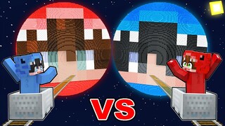 PLANETA de DAGAR vs PLANETA de NACHO en Minecraft!