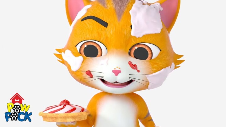 Pertarungan kue video kartun populer untuk bayi
