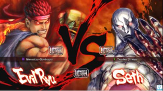 Evil Ryu vs Seth Hardest AI  Ultra Street Fighter IV