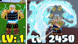 Zeno Thử Thách 100 Ngày Hóa Thần Sấm Enel Hủy Diệt Box Fruit (Rumble level 1 to max)