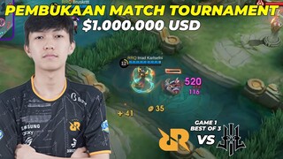 PEMBUKAAN MATCH GAMES OF THE FUTURE! 1JT USD BRO! - RRQ HOSHI vs LILGUN Game 1 - #KBreakdown