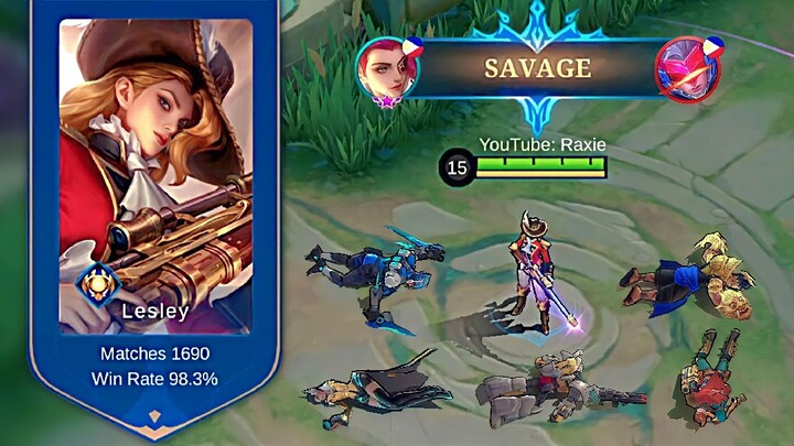 SAVAGE!! NEW REVAMP ROYAL MUSKETEER + RAXIE BEST BUILDS & EMBLEMS!! = EASY SAVAGE EVEN RANKED GAME!!