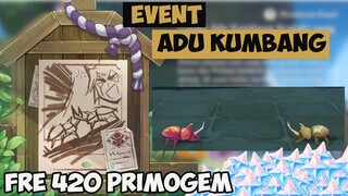 Event Lomba Adu Kumbang Arataki yang Paling Seru dan Paling Gila | FREE 420 PRIMOGEM【Genshin Impact】