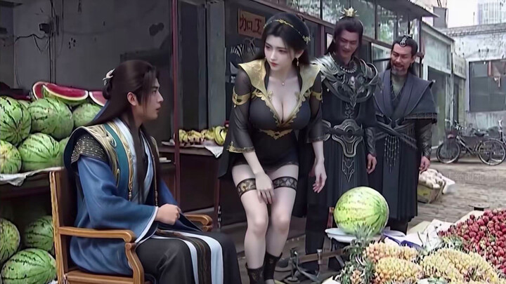 Han Li Buys a Melon