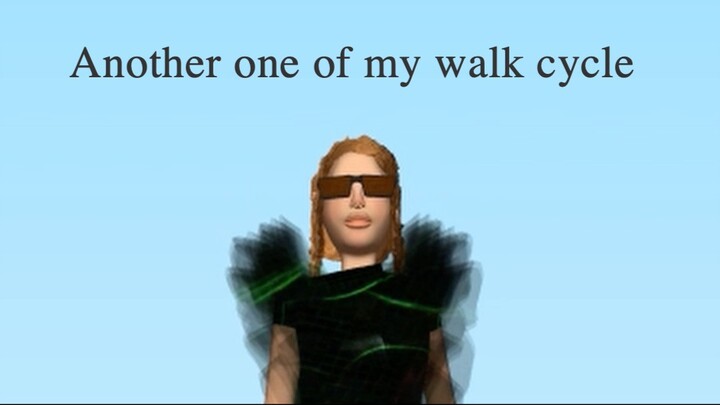 walk cycle 01 (3D animation)