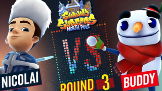 Subway Surfers กับ นิโคไล VS บัดดี้ ขั้วโลกเหนือ - รอบ 3 SYBO TV