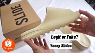 Fake Replica Adidas Yeezy Slide Unboxing On Feet Review For Only $8 / Php 380 from Shopee PH