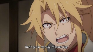 Motoyasu Kitamura Call Raphtalia a Raccoon Pig Funny Moments (Shield Hero S 3) (English Sub)