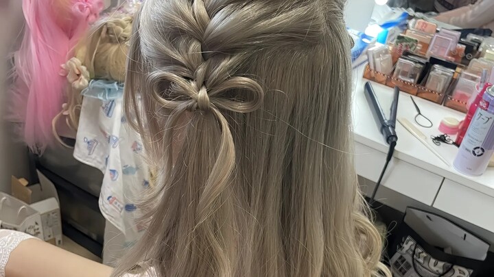 ผมถักโบว์สุดน่ารัก ทำง่าย หัดได้ไม่ยาก!