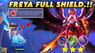 FREYA FULL BAR SHIELD.!! GIANT SWORD.!! MAGIC CHESS MOBILE LEGENDS