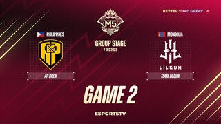 AP Bren vs Team Lilgun GAME 2 M5 World Championship Group Stage | APBR vs LG