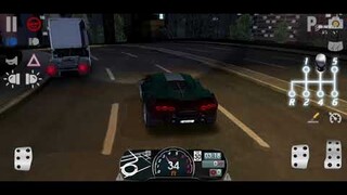 Driving School Sim - Free Ride - Lamborghini Sian - Hong Kong - Night Mode - Manual (Android, iOS)