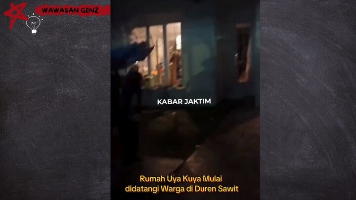 Rumah Uya Kuya dijarah Warga di Duren Sawit Jakarta Timur. Sabtu (30/08) Malam #uyakuya #viral #fyp
