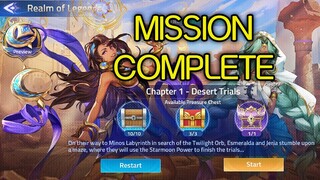 Chapter 1 - Desert Trials (Realm of Legends) Walkthrough | Mobile Legends: Adventure