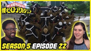 INFINITE DOUBLES! | My Hero Academia Season 5 Episode 22 Reaction