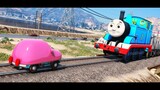 Can Kirby Car stop Thomas The Train in GTA 5?