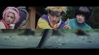 Naruto cosplay street dance