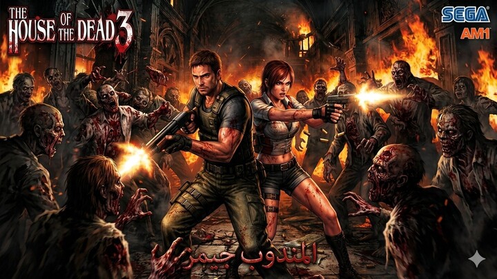 The House Of The Dead 3 PC - Gameplay
