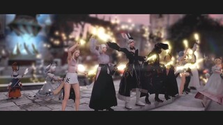 Game|FF14|Cắt theo nhạc siêu đỉnh! Sự giao thoa kỹ năng và nhịp điệu!