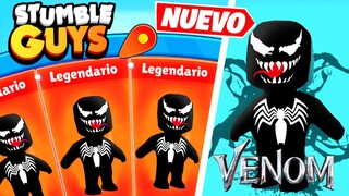 Conseguí la NUEVA SKIN de VENOM en STUMBLE GUYS 😍