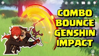 bounce combo di Genshin impact gak kala susah sama lost saga