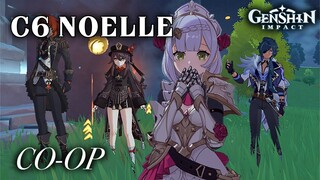 I Found a Kaeya! C6 Noelle Carries Co-op (2x Crowned) | Genshin Impact