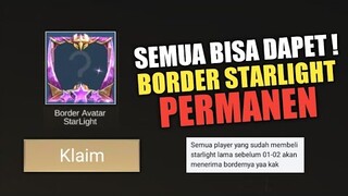 KABAR GEMBIRA! SEMUA BISA DAPET BORDER STARLIGHT PERMANEN !! TIDAK HARUS BELI DI JANUARI