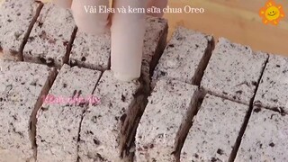 Kem sữa chua trái cây & Vài Elsa và kem sữa chua Oreo 🤤 #videohaynhat