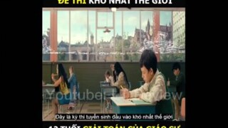 Review phim cực hay-Đề thi khó nhất thế giới liệu bạn có làm được?